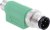1519765, 4 Pole M12 Plug to 4 Pole M8 Socket Adapter 1519765, 4 Pole M12 Plug to 4 Pole M8 Socket Adapter