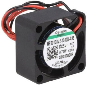 MF20100V2-A99-A, Вентилятор осевой, 5В DC, 20x20x10мм, подшипник Vapo, 2,54куб.м/ч, 20дБА