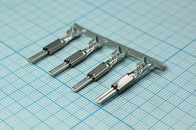 Наконечник ножевой для кабеля 1~2.5мм2, лужёная латунь, №15020 клемма шт 2,8x0,8x 9\\1,5-2,5S\лат лу