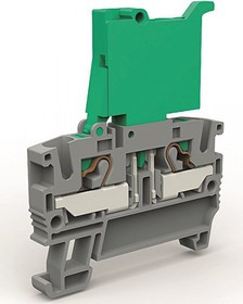 Клемма с держателем предохранителя на 4кв.мм DKC ZEFF423GR