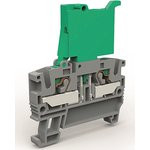 Клемма с держателем предохранителя на 4кв.мм DKC ZEFF423GR