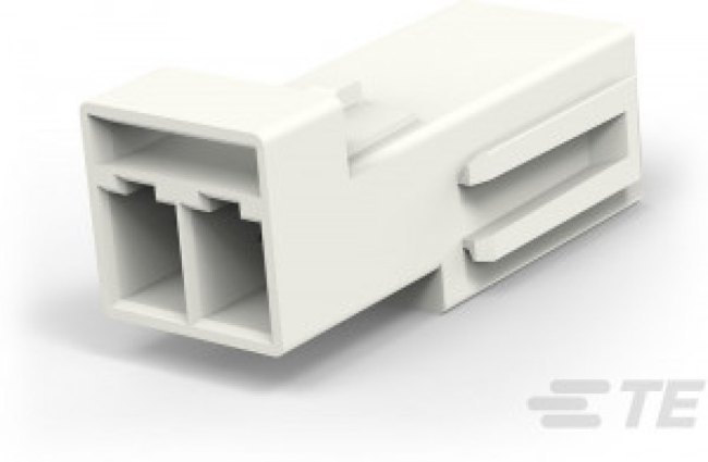1-2834049-1, Разъем Lighting, модульный, натуральный, LIGHT-N-LOK Series, 2 контакт(-ов), Гнездо, 4.5 мм, Обжим