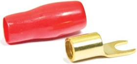 Клемма"U", 5,3мм, 12,0мм2, покрытие Au, красный
