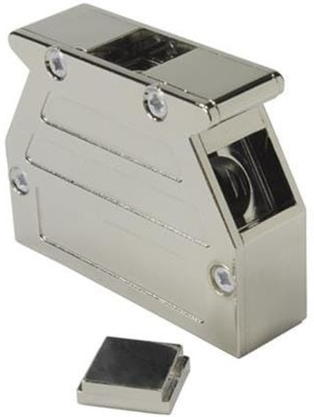 09670370453, Harting Metal Plated Plastic Angled, Straight D Sub Backshell, 37 Way