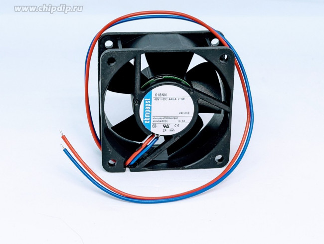 Вентилятор Ebmpapst 618NN 48v 44mA 2.1W 60x25 2pin