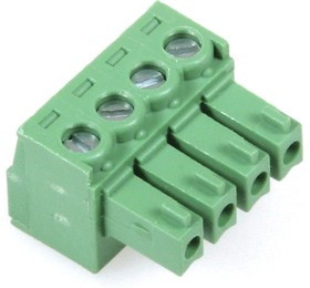 KLS2-EDK-3.81-04P-4S (EC381V-04P), Клеммник 4-контактный, 3.81мм, прямой KLS2-EDK-3.81-04P-4S (EC381V-04P), Клеммник 4-контактный, 3.81мм, прямой