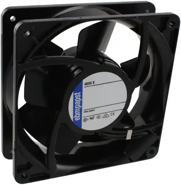4600X, Вентилятор осевой, 115В, AC, 119x119х38мм, подшипник скольжения, 180 куб.м/ч, 18W