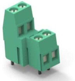 1-282888-1, Fixed Terminal Blocks RCPT 10P .197 TIN