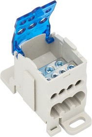 Распределительный блок на DIN-рейку РБ-80 1П 80А (1х16/4х6+2x16) Распределительный блок на DIN-рейку РБ-80 1П 80А (1х16/4х6+2x16)