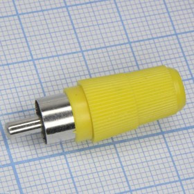RCA 4001 Y(4007), Штекер RCA желтый
