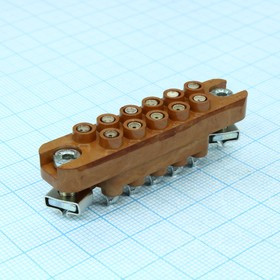 РП10-11 З розетка, Соединитель низкочастотный, прямоугольный, внутреннего монтажа, год 2023