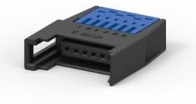 2-1746741-6, Прямоугольный разъем питания, 6 контакт(-ов), RITS, Обжим, 2 мм, Гнездо