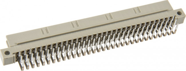 284.258 / 284258-E, 96 Way 2.54mm Pitch, Type R Class C2, 3 Row, Right Angle DIN 41612 Connector, Socket 284.258 / 284258-E, 96 Way 2.54mm Pitch, Type R Class C2, 3 Row, Right Angle DIN 41612 Connector, Socket