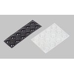 Ti8/3T, Ножки клейкие силиконовые (амортизатор) d=8x3мм, прозрачные(12шт.)