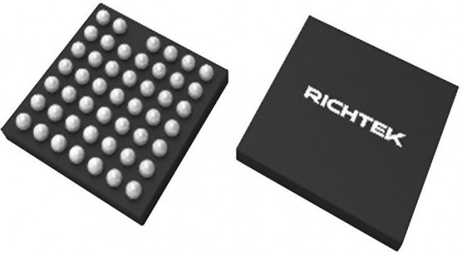 RT5509WSC, Усилитель звуковой мощности, 4.3 Вт, D, 1 канал, 1.71В до 2В, WLCSP, 48 вывод(-ов)