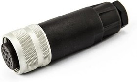 C015-10D006-002-1, Circular DIN Connectors FEMALE CABLE CONNECTOR 6+PE