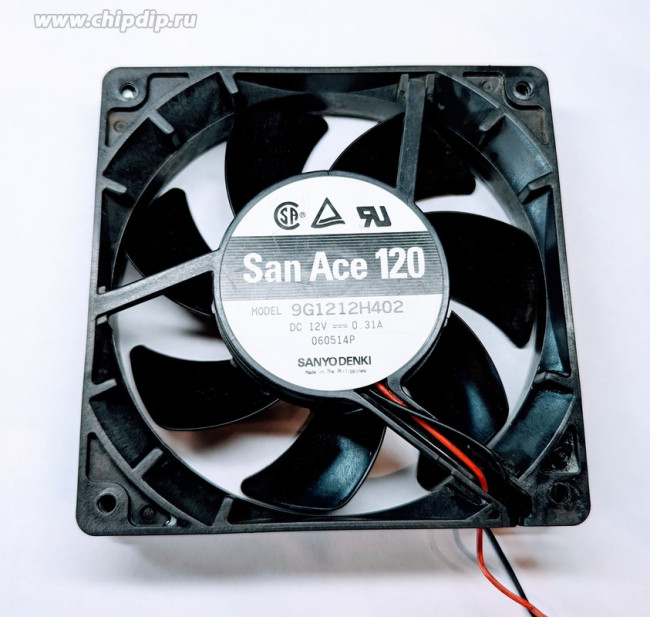 Вентилятор SanAce 120 9G1212H402 12v 0.31a 2pin 120x25