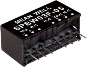 SPBW03G-03, Преобразователь DC/DC, 3Вт, Uвх 18-75В, 3,3ВDC, Iвых 0-700мА SPBW03G-03, Преобразователь DC/DC, 3Вт, Uвх 18-75В, 3,3ВDC, Iвых 0-700мА
