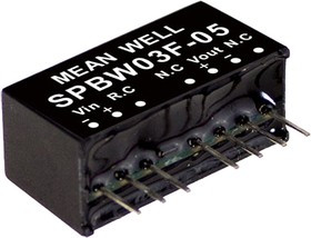 SPBW03G-03, Преобразователь DC/DC, 3Вт, Uвх 18-75В, 3,3ВDC, Iвых 0-700мА SPBW03G-03, Преобразователь DC/DC, 3Вт, Uвх 18-75В, 3,3ВDC, Iвых 0-700мА