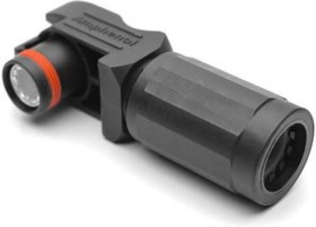 ATHP061RS08NN-50, Heavy Duty Power Connectors 8mm RA plug socket 180A/1000V, black