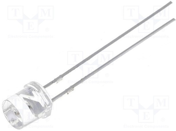 OSHR53E1A-IJ, LED; 5mm; red; 330?750mcd; 140°; Front: flat; 1.8?2.4V