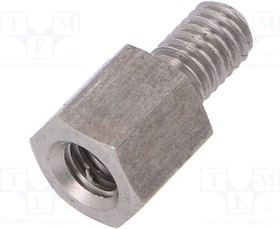 TFM-M6X10/DR249, Дистанцирующая стойка с резьбой, 10мм, Внутр.резьба: M6