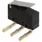 AV4624J, Микропереключатель SNAP ACTION, с рычагом, SPDT, 0,5A/30ВDC