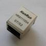 HR911105A, 8P8C розетка на плату RJ45 10/100Мб