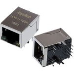 HR911105A, 8P8C розетка на плату RJ45 10/100Мб