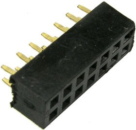PBD2-14 (PBD2-2x7) 2.00 mm, Гнездо для плат 2.00 мм PBD2-14 (PBD2-2x7) 2.00 мм, 14 контактов