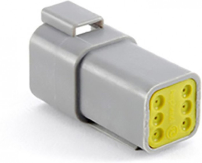 AT04-6P-RD01, Automotive Connectors AT Recpt 6 Way Reduced Dia. Seal