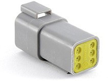 AT04-6P-RD01, Automotive Connectors AT Recpt 6 Way Reduced Dia. Seal