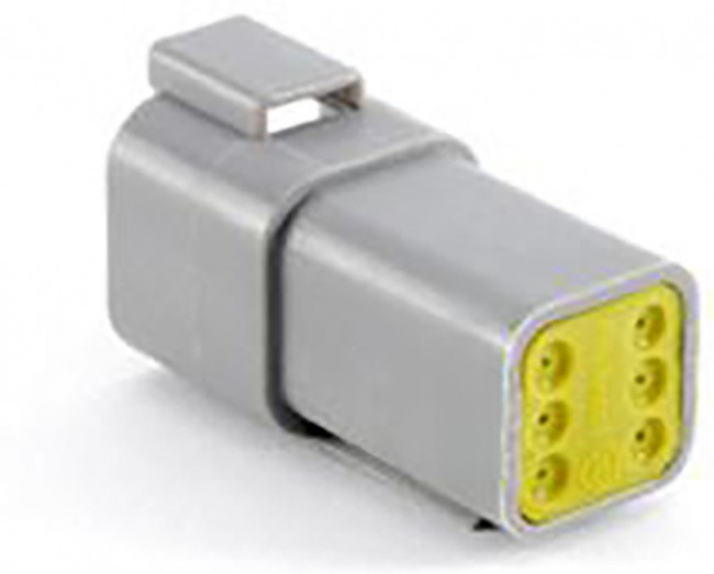 AT04-6P-RD01, Automotive Connectors AT Recpt 6 Way Reduced Dia. Seal