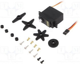 OKY8005-1, Двигатель: сервомеханизм, 4,8-6ВDC, стандарт, аналоговый, 39г