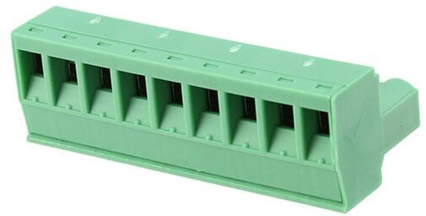 1734207, Pluggable Terminal Blocks 9 Pos 5.08mm pitch Plug 24-12 AWG Screw