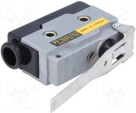 D1000, Микропереключатель SNAP ACTION; с рычагом; SPDT; 10A/250ВAC