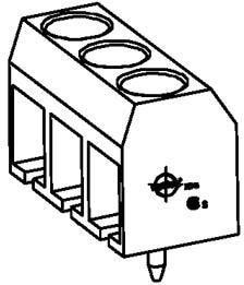 39543-1015, Fixed Terminal Blocks 5.0MM EUROBLOCK PC V C VERT BLK 10A 15CKT