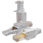 Коннектор SUPRLAN 8P8C UTP 5e (RJ-45) безынструментальный 10-0218