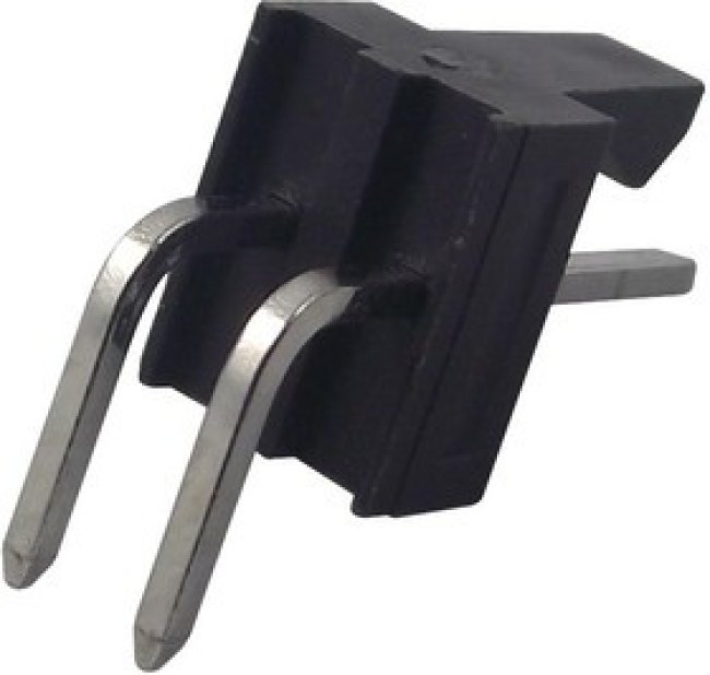 1718570002, Conn Wire to Board HDR 2 POS 2.54mm Solder RA Side Entry Thru-Hole KK Bag 1718570002, Conn Wire to Board HDR 2 POS 2.54mm Solder RA Side Entry Thru-Hole KK Bag