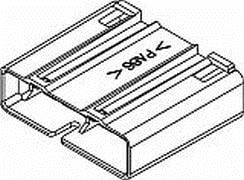 12176491, Automotive Connectors CONN 6 F M/P 280 BLK SPL SAVER