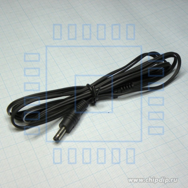 штекер 4.8*1.7 прямой с шнуром 1.8М, штекер питания с кабелем