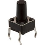 1170-669.5, Кнопка тактовая, 6х6мм, h=9.50мм