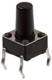1170-669.5, Кнопка тактовая, 6х6мм, h=9.50мм