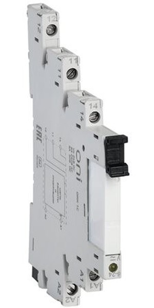 ORK-1-1C-DC24V, Реле интерфейсное ORK с розеткой 1C 24В DC ONI