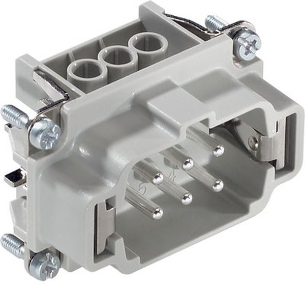 10191000, Heavy Duty Power Connector Module, 16A, Female, H-BE Series, 6 Contacts