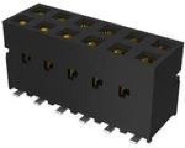 91601-806ALF, Conn Board to Board RCP 6 POS 2.54mm Solder ST SMD Dubox® T/R