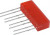 L-865/4IDT, Световая полоса красная 5х22мм 10мКд