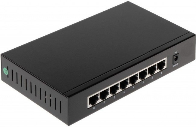 Коммутатор Dahua DH-PFS3008-8GT 8G неуправляемый
