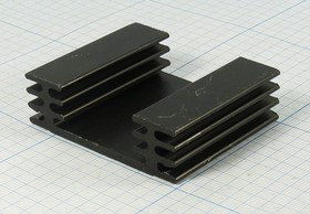 Радиатор охлаждения 50x 60x 18, J03, Al, черный, BLA036-50