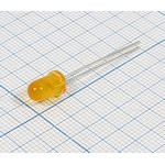 Светодиодный модуль оранжевый 5x9мм, 15В/40мкд с окрашенной линзой и углом 12 град СД модуль 15В\ора